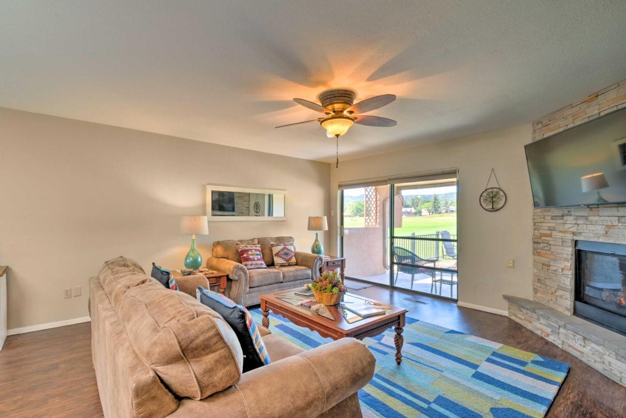 Bright Ruidoso Condo With Deck And Golf Course Views! エクステリア 写真