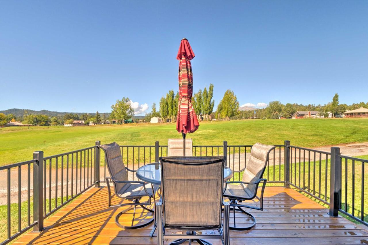 Bright Ruidoso Condo With Deck And Golf Course Views! エクステリア 写真